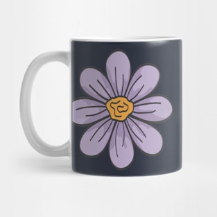 Purple Flower Mug